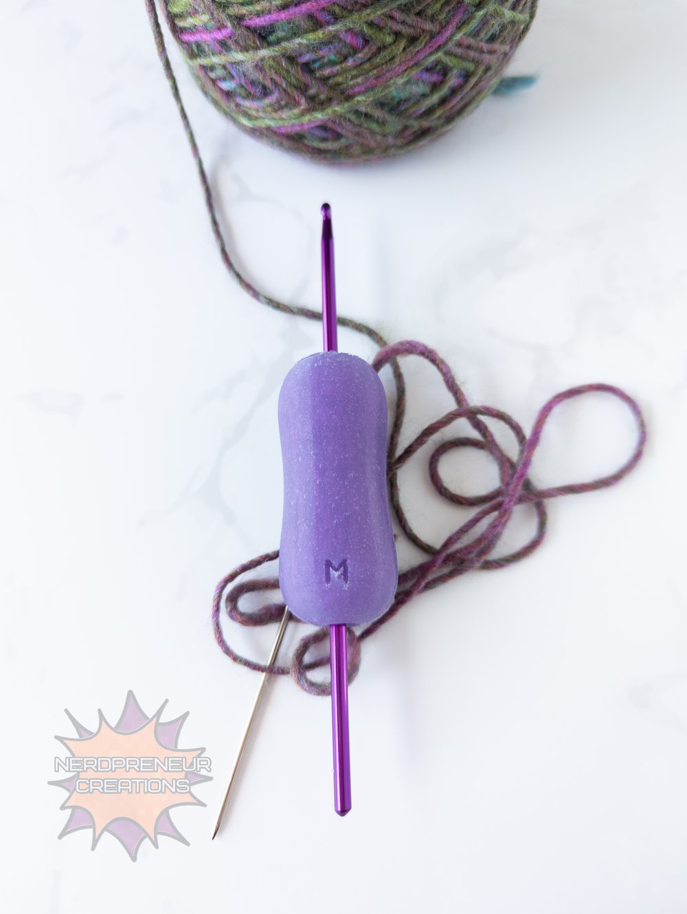 Image of Squishy Grip Choose Your Own Adventure MINI Pencil Interchangeable Silicone Crochet Hook Grip