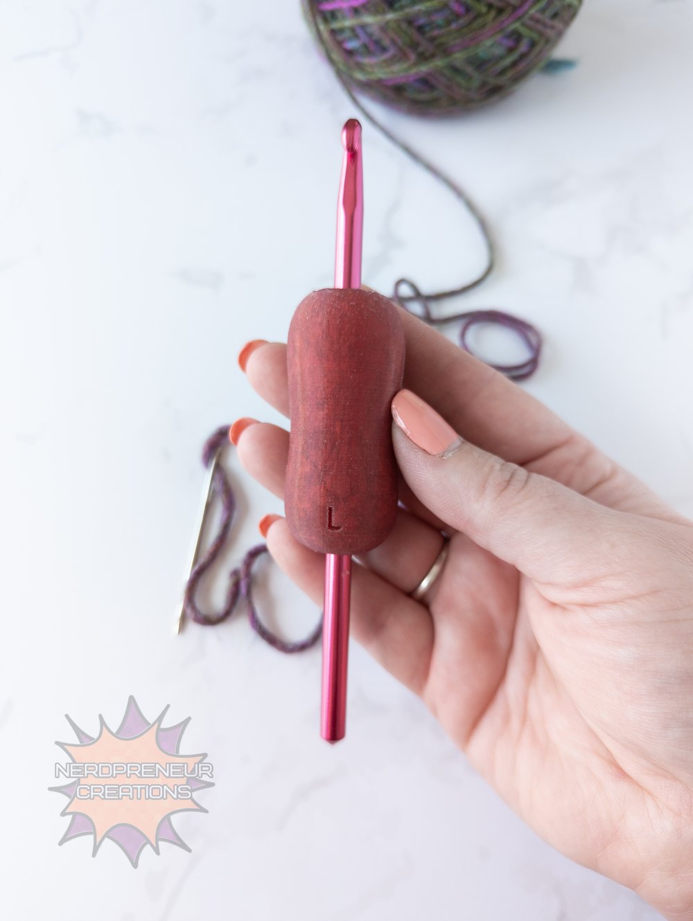Image of Squishy Grip Choose Your Own Adventure MINI Pencil Interchangeable Silicone Crochet Hook Grip