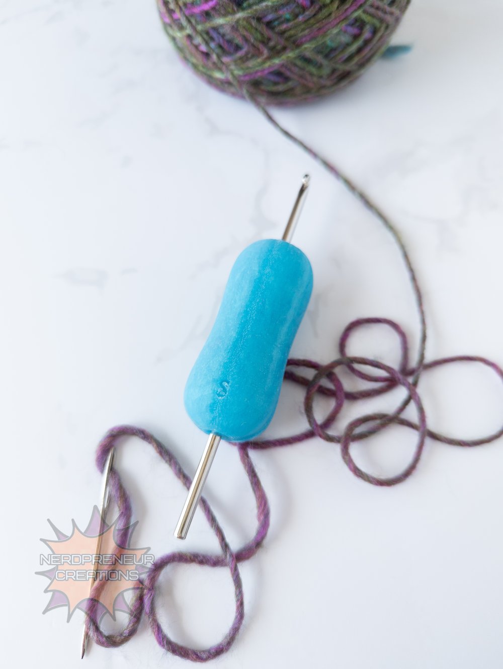 Image of Squishy Grip Choose Your Own Adventure MINI Pencil Interchangeable Silicone Crochet Hook Grip