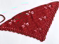 Image 3 of Dragonfly Bandana - Sparkly Red