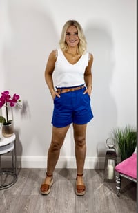 Blue shorts