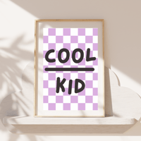 Image 2 of Cool Kid Checkerboard Print