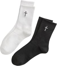 White + Black Cross