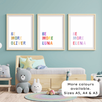 Image 1 of Be More Personalised Print