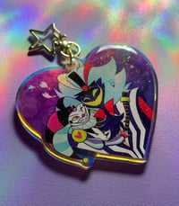 Image 2 of (PRE-ORDER - CLOSED) Fizz & Ozzy Heart Charm