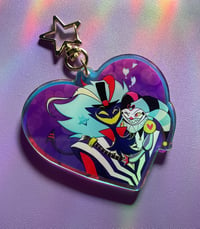 Image 3 of (PRE-ORDER - CLOSED) Fizz & Ozzy Heart Charm