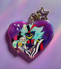 Image 1 of (PRE-ORDER - CLOSED) Fizz & Ozzy Heart Charm