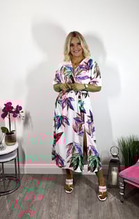 Image 1 of Midi Floral Dress 