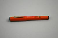 Image 15 of Salz Bros Orange Fountain Pen, 1920/1930 Era Lever Fill Action Writer, #0299