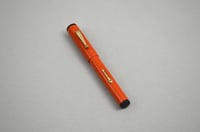 Image 16 of Salz Bros Orange Fountain Pen, 1920/1930 Era Lever Fill Action Writer, #0299