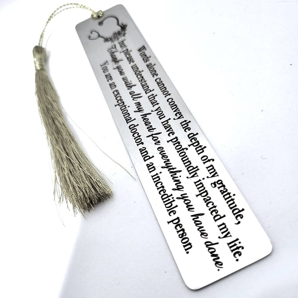 Image of Unique gift for Doctor, Surgeon, Nurse after Surgery, Care, delivery or Treatment from patient