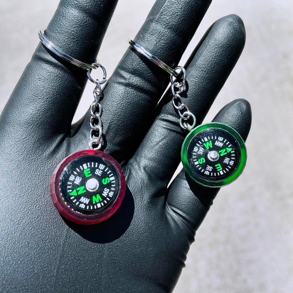 Image of FRC Compass Buddy Keychain EDC Green Or Red