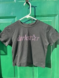 Image 3 of MIDNIGHT PINK RHINESTONE BBY TEE