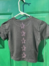 Image 4 of MIDNIGHT PINK RHINESTONE BBY TEE