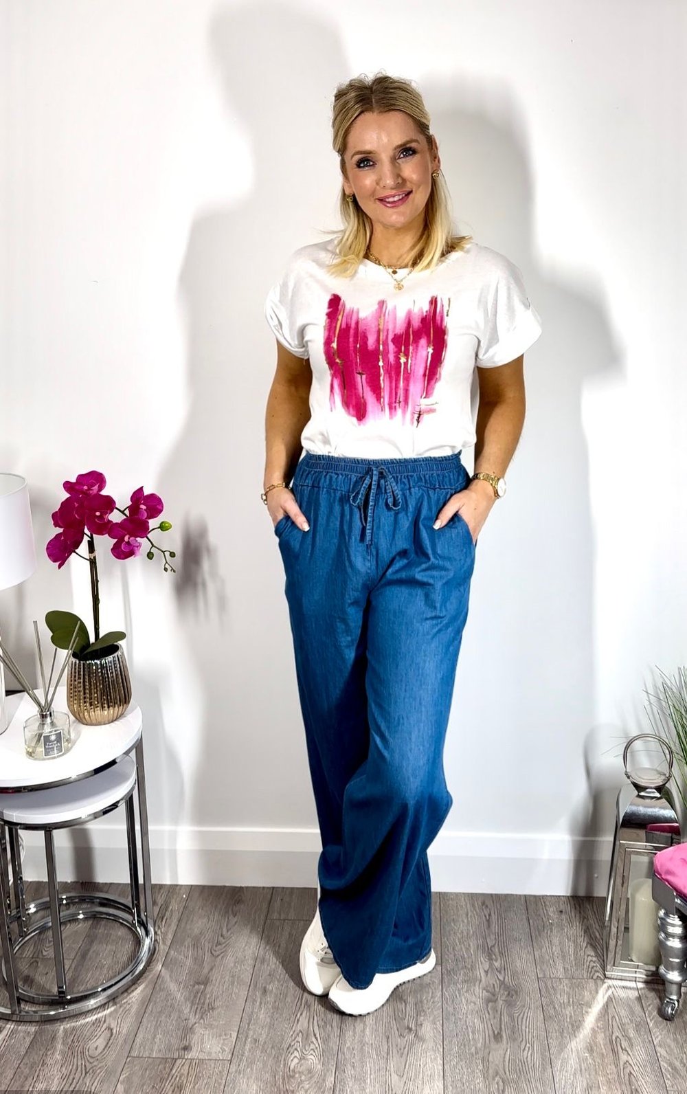 Image of Wide leg Trouser