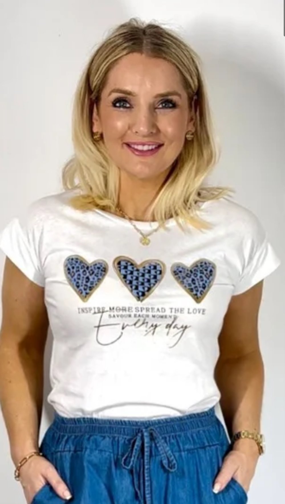 Image of Inspire blue T Shirt