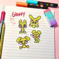 Image 2 of Toxic Bunny Sticker Set