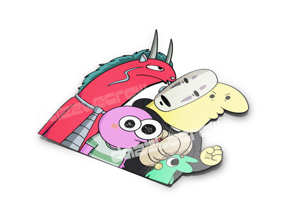 Image of Spirited Smiling Friends Sticker