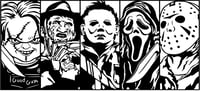 Horror Halloween Double Sided Uv Dtf Wrap W0766
