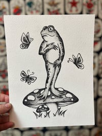 Birth of frogs print