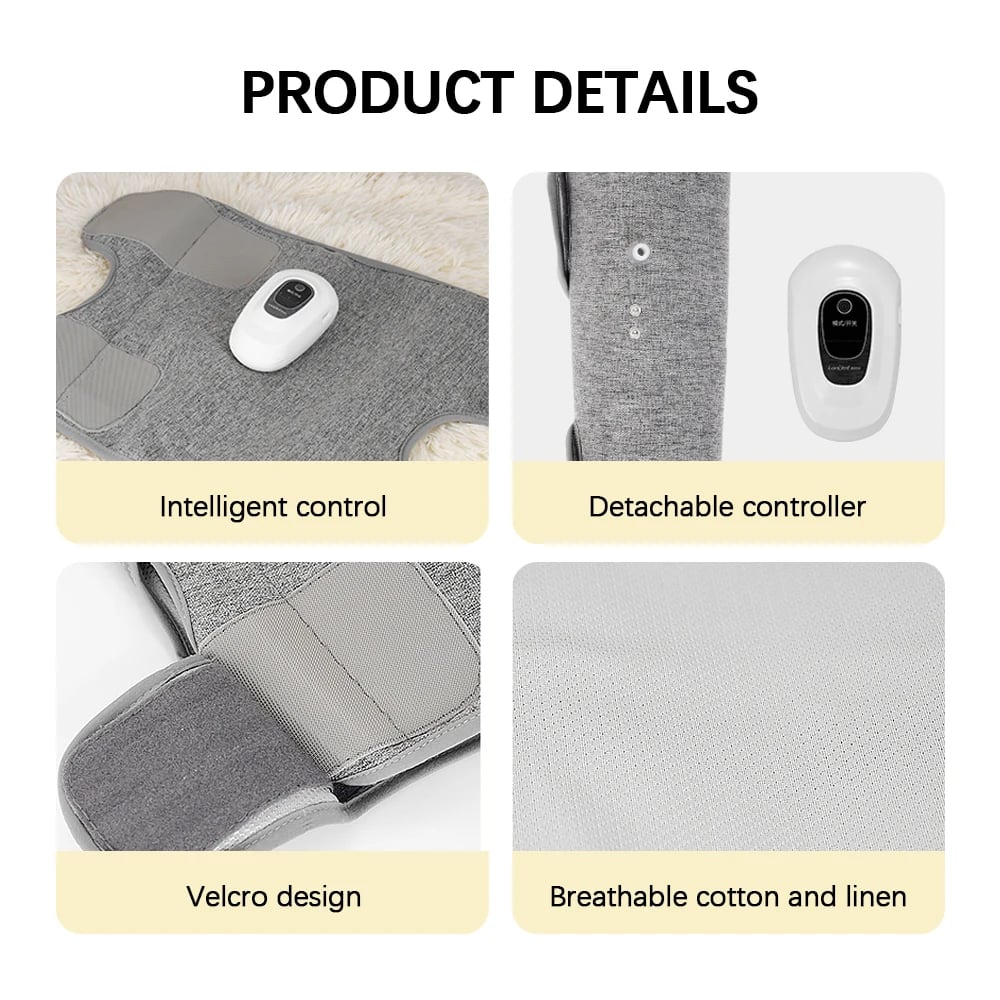 Electric Leg Massager - Wireless Rechargeable Air Compression for Pain Relief