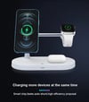 3-in-1 Wireless Charger Stand - Magsafe, Airpods Pro, Apple Watch Fast Charging Station