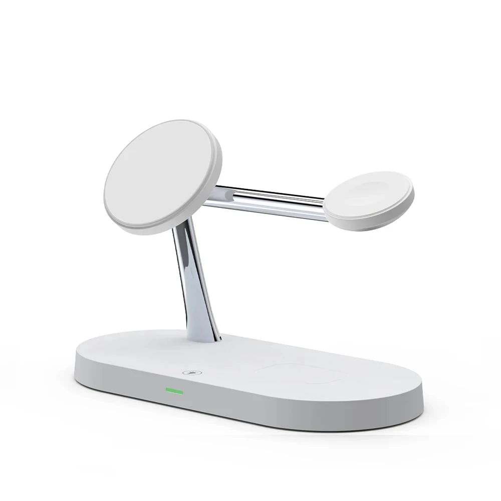 3-in-1 Wireless Charger Stand - Magsafe, Airpods Pro, Apple Watch Fast Charging Station