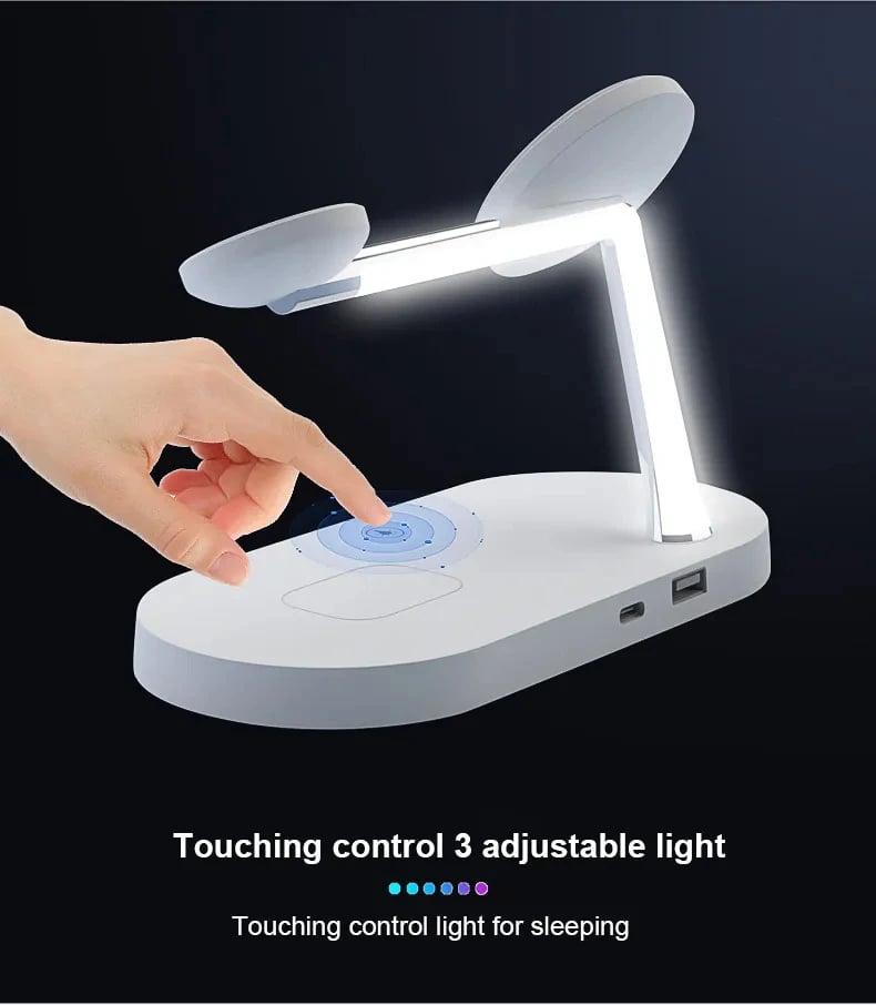 3-in-1 Wireless Charger Stand - Magsafe, Airpods Pro, Apple Watch Fast Charging Station