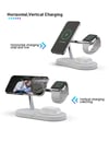 3-in-1 Wireless Charger Stand - Magsafe, Airpods Pro, Apple Watch Fast Charging Station