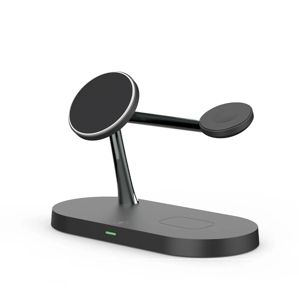3-in-1 Wireless Charger Stand - Magsafe, Airpods Pro, Apple Watch Fast Charging Station