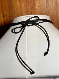 Image 5 of Wrap-around NEW! Pink opal Stone Pendant Necklace Cotton Vegan Cord, Unisex BoHo