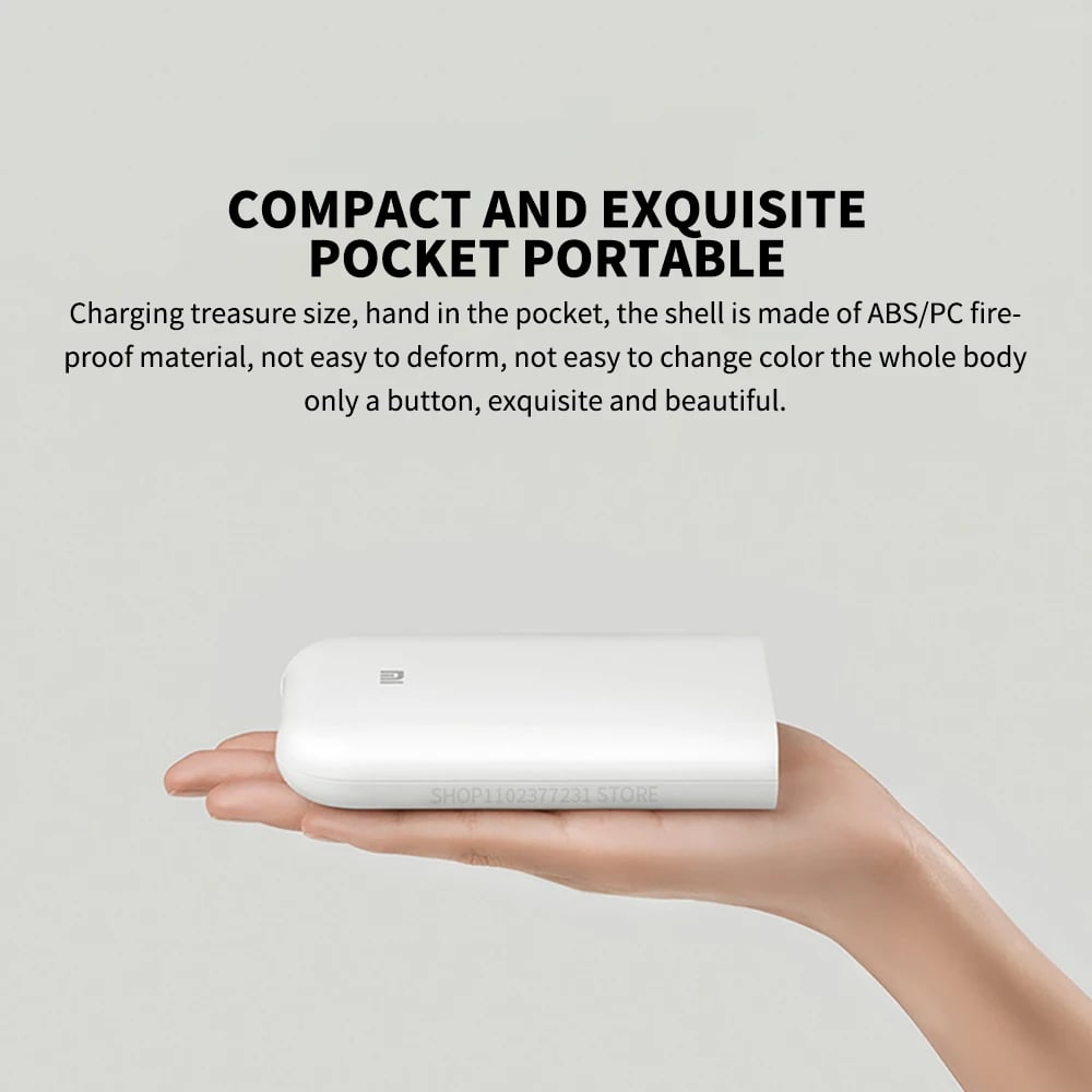 New Original Portable Mini Xiaomi Pocket Photo Printer Wireless Bluetooth Thermal Print AR Video 