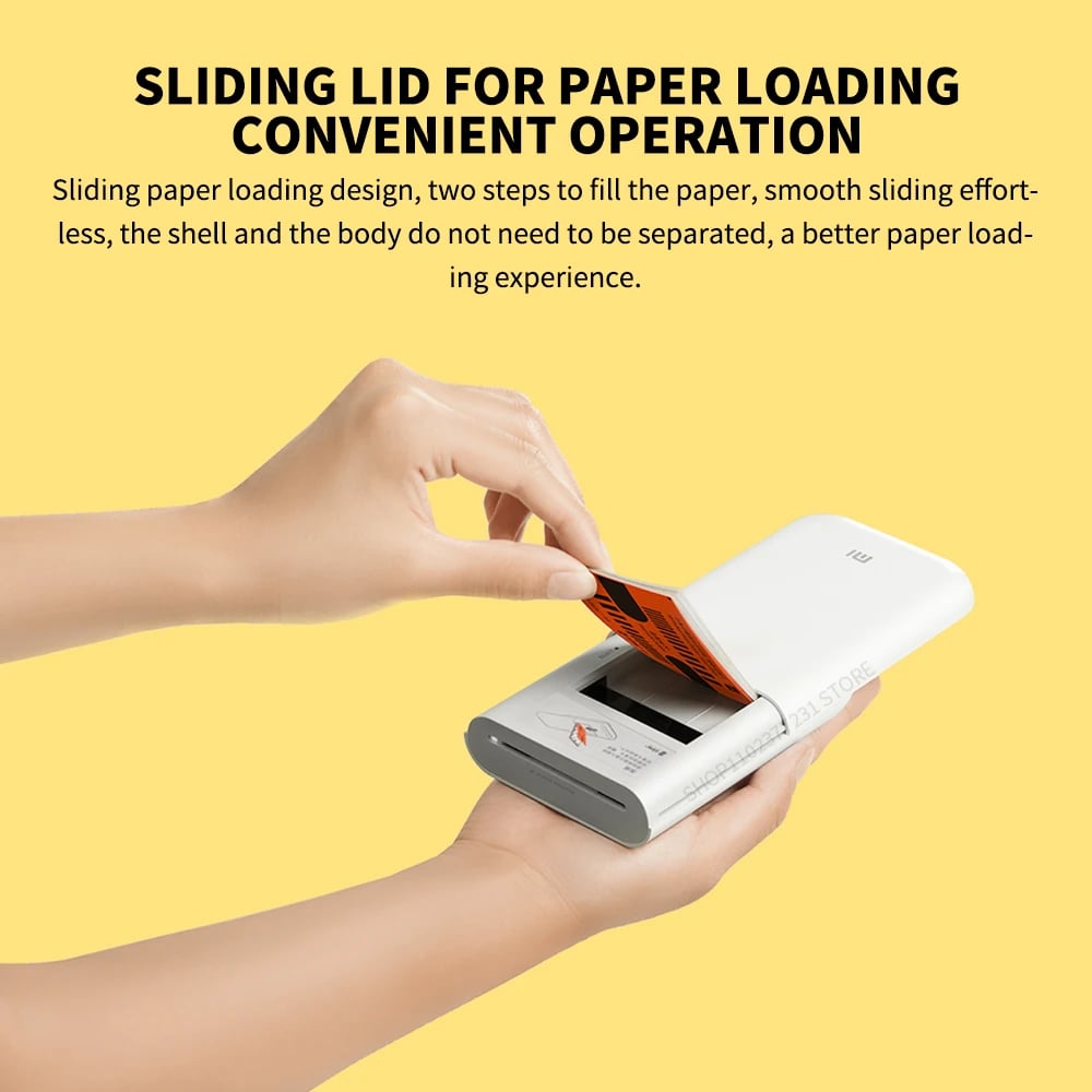 New Original Portable Mini Xiaomi Pocket Photo Printer Wireless Bluetooth Thermal Print AR Video