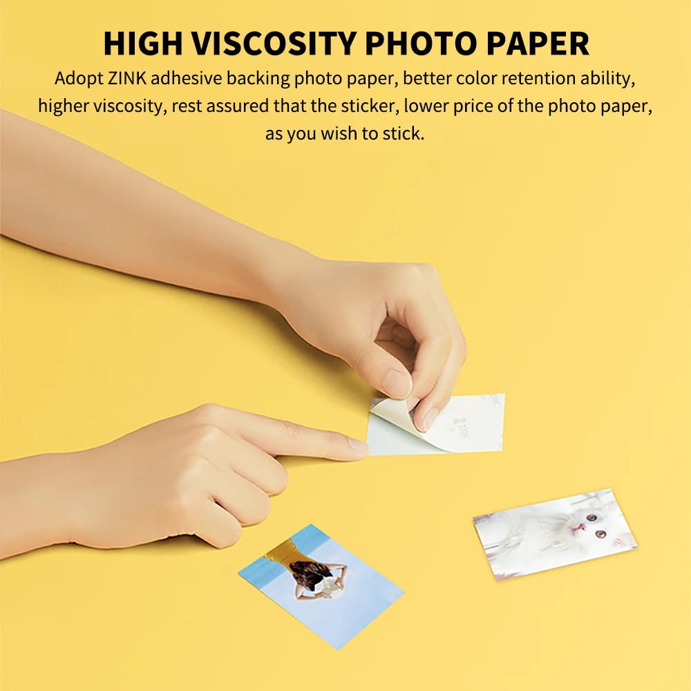 New Original Portable Mini Xiaomi Pocket Photo Printer Wireless Bluetooth Thermal Print AR Video 