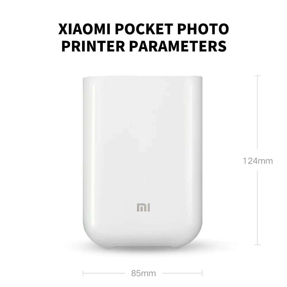 New Original Portable Mini Xiaomi Pocket Photo Printer Wireless Bluetooth Thermal Print AR Video 