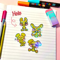 Image 3 of Toxic Bunny Sticker Set