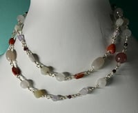 Image 3 of South Hamptons | Long necklace Bohemian 3-in-1 with healing natural crystals long