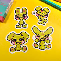 Image 1 of Toxic Bunny Sticker Set