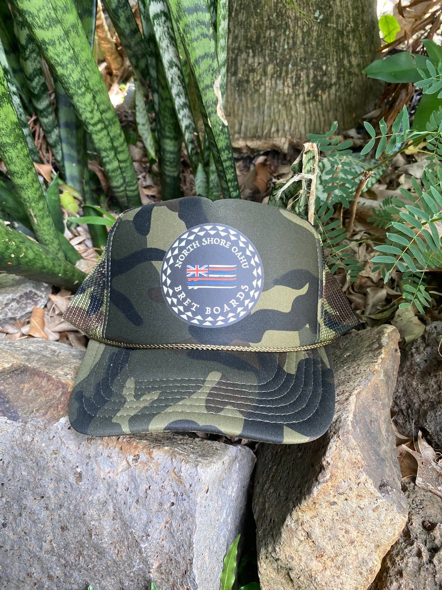 Image of Bret Boards Camo Triangle Trucker