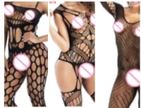 Image 1 of Black Fishnet Bodystocking Variety Pack of 6
