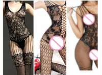 Image 2 of Black Fishnet Bodystocking Variety Pack of 6