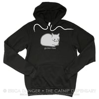 Gluten Free Hoodie, featuring Anxiety Cat