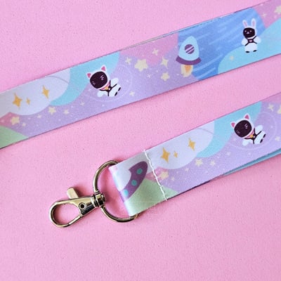 Image of Pastel Galaxy - Lanyard