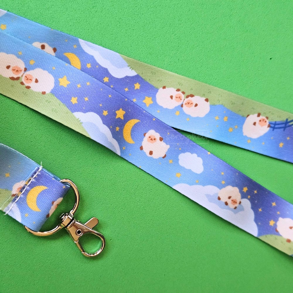 Image of Counting Sheep - Lanyard