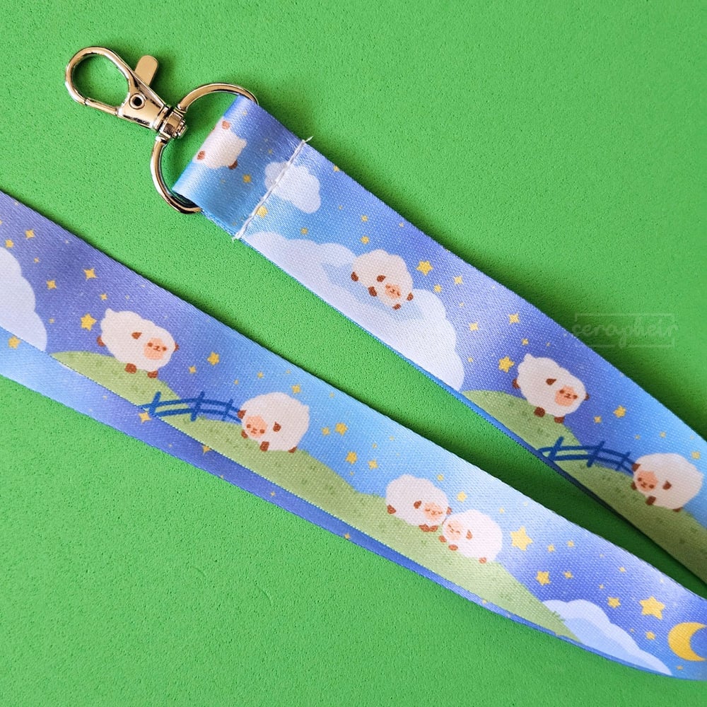 Image of Counting Sheep - Lanyard