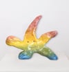 Starry the starfish clay sculpture