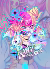 Kawaii or Die Eddie Bones - Print