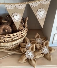 Image 3 of #2 Rustic Bunting - 10 flags *Flat rate $15.50 postage*