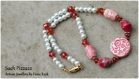 Raspberry Ripple Necklace