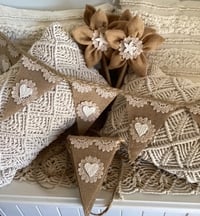 Image 1 of #2 Rustic Bunting - 10 flags *Flat rate $15.50 postage*